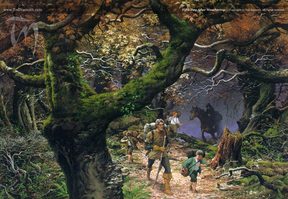 Fifth Day After Weathertop, by Ted Nasmith